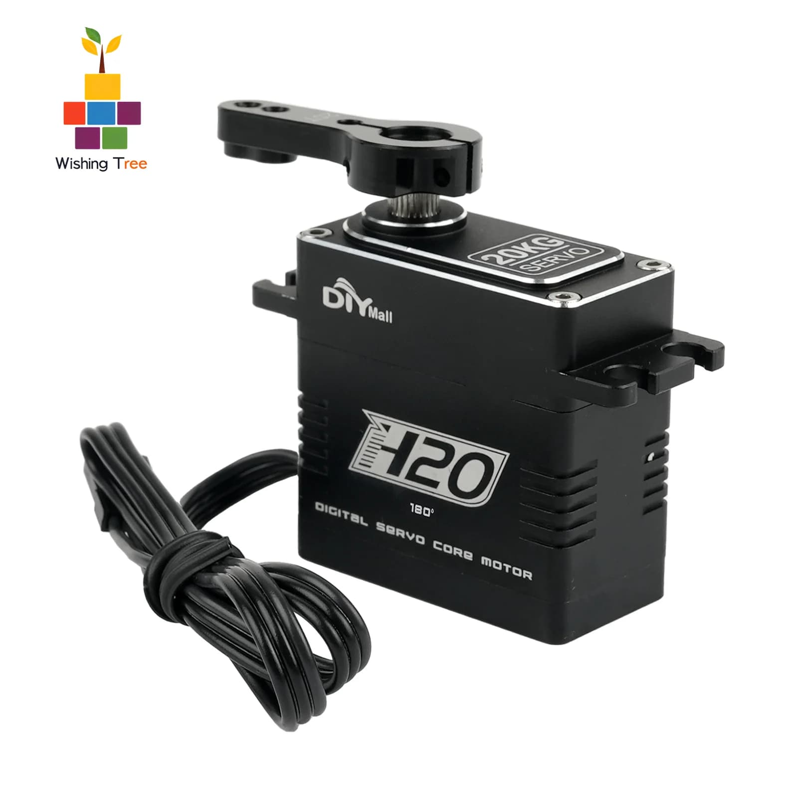 BLS-H20 Servomotore digitale 20KG Coppia elevata Ingranaggio metallico per 1/8 1/10 1/12 RC Auto Robot Elicottero 180 ° 270 ° 360 ° Regolabile