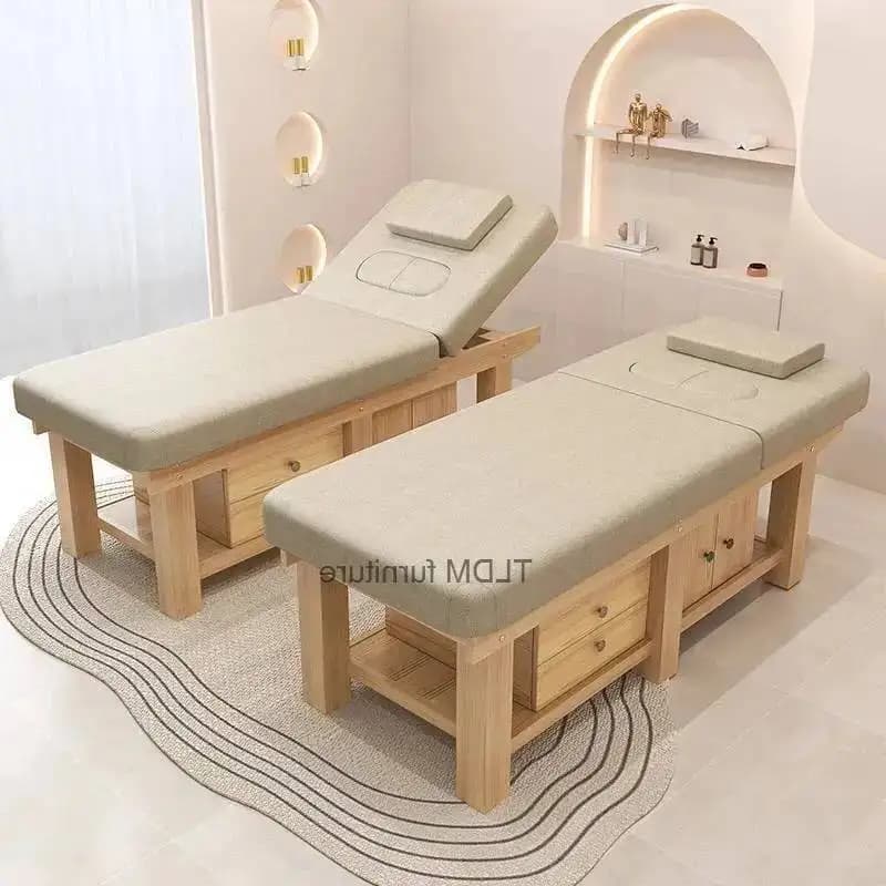 Dobravel Massaggio Letto Pieghevole Materassi di Bellezza Divano in Legno Tattoo Lash Salon Letto Full Body Beauty Cama Mobili LJ50MB