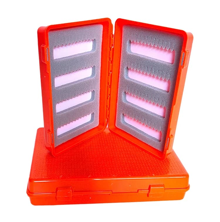 1 pcs waterproof fishing box for dry flies streamer tube fly trout salmon fishing flies hook accessory box for equipment