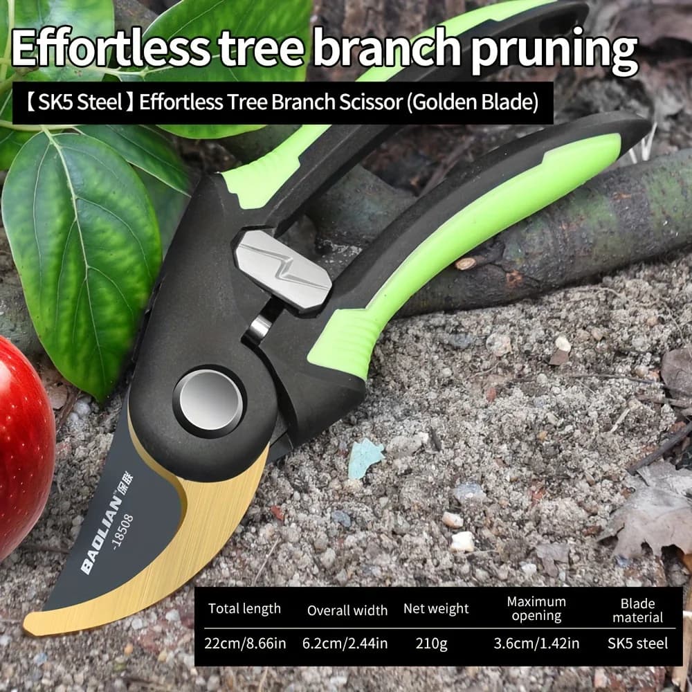 Industrial BAOLIAN pruning shears are gardening tools that save labor with sharp, durable and non-slip scissors