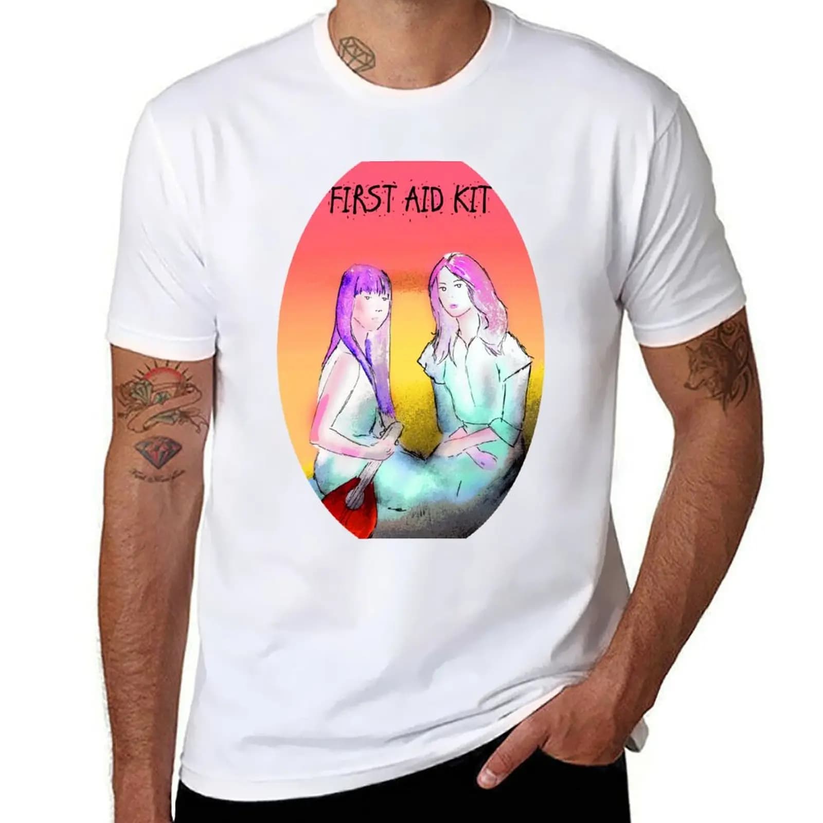 T-Shirt Kit di Pronto Soccorso, Maglietta da Lavoro a Maniche Corte