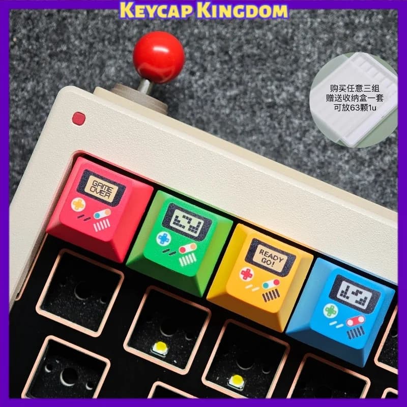 Keycaps Anime Creativi per Tastiera Meccanica Cherry R4 PBT, Sublimazione Termica, Keycaps Personalizzati Carini, Accessori per Tastiera da Gaming PC