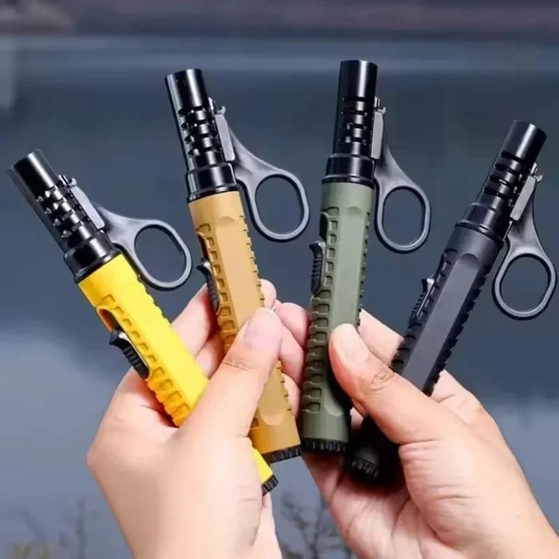 1300 ° Accenditore da campeggio all'aperto Pistola di accensione portatile Accessori per fornelli Accendino gonfiabile per barbecue da campeggio Lanciafiamme