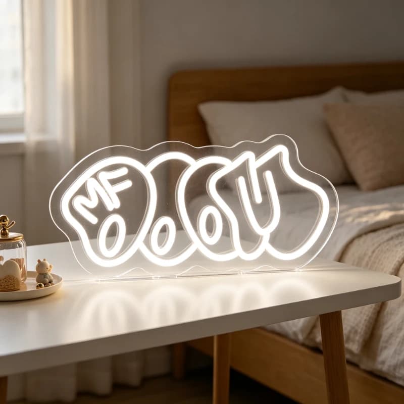Insegna al Neon LED a Tema Gatto, Luce Notturna Estetica USB, Decorazione da Scrivania e Parete per Camera da Letto, Soggiorno, Regalo per la Casa