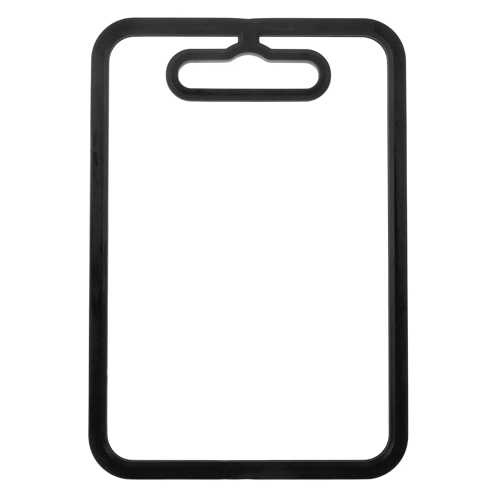 Double Sided Glass Cutting Board Transparent Non Slip Silicone Edged Heat Resistant Countertop Protector for Meat Vegetable