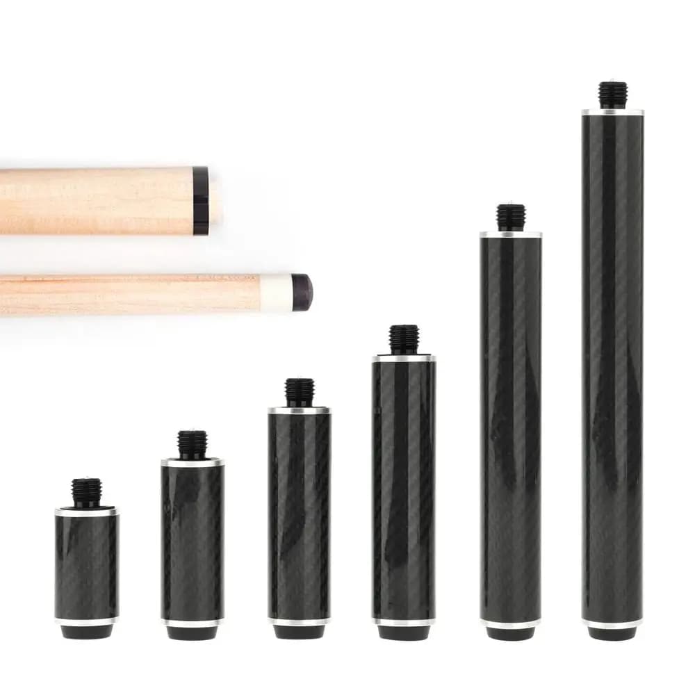 1Pcs Lightweight Snooker Cue Extension Stick Extender Replacement Connect Shaft Enthusiast Athlete Beginners Carbon Fiber