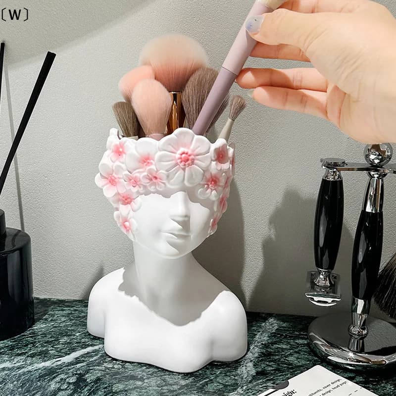 mavera1PC ​ Supporti per riporre figure in vinile Creativo Body Art Styling Organizzatori per ufficio Porta pennelli per trucco multifunzionale