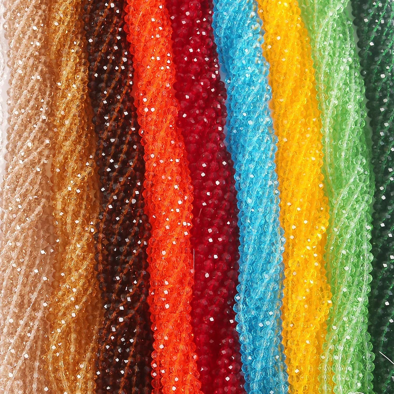 2mm 4mm 6mm 8mm Washers Austria Crystal Beads Faceted Glass Beads loose spacers for creating clothes DIY bracelet