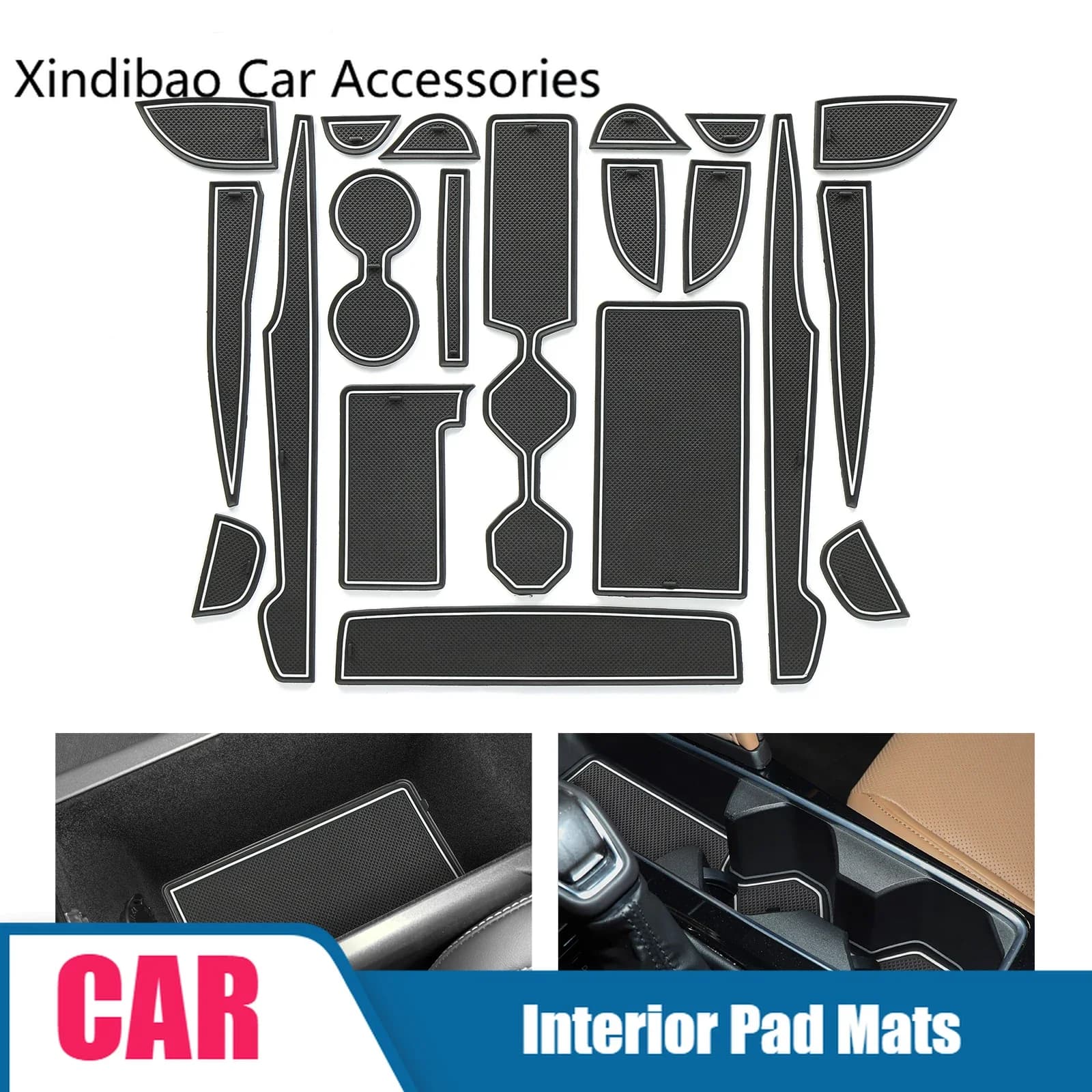 Per Toyota Camry 9TH 2024 2025 Anti-Slip Cancello Slot Tazza Zerbino Anti-slip Porta Tazze Pad Accessori Interni 20 pz/set