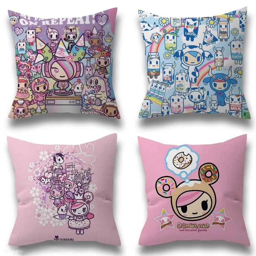 30x50 polyester cushion cover with Japanese cartoon Tokidoki, decorative cushions for sofa, pillowcase for home decorations