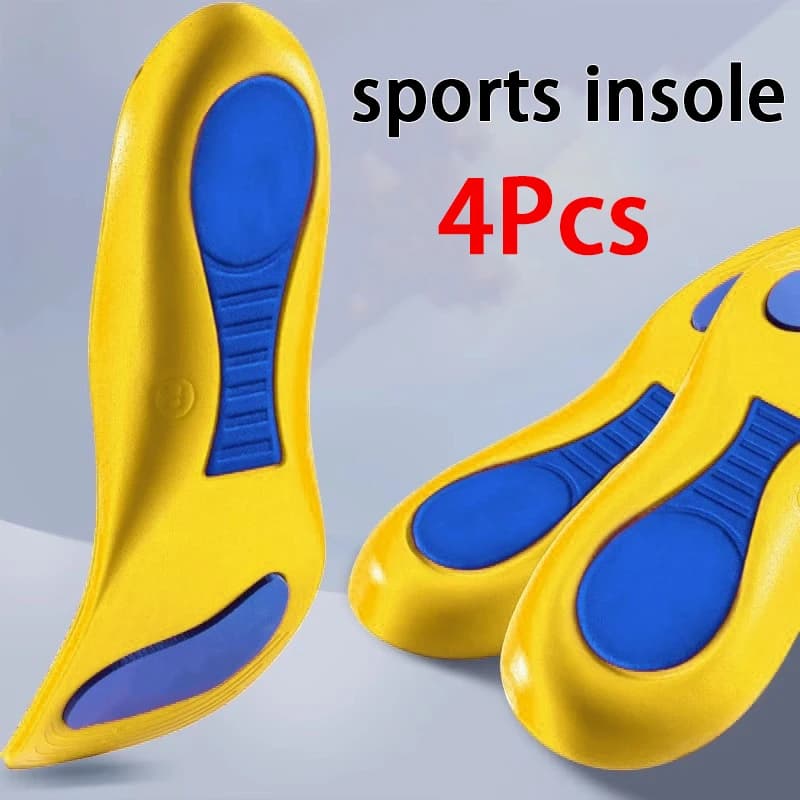 Men's Shoes Orthopaedic Solette Women's Brand Support for Arch Plantar Air Insole For Feet Suits Shock Absorbent Sports Running Shoes Sole