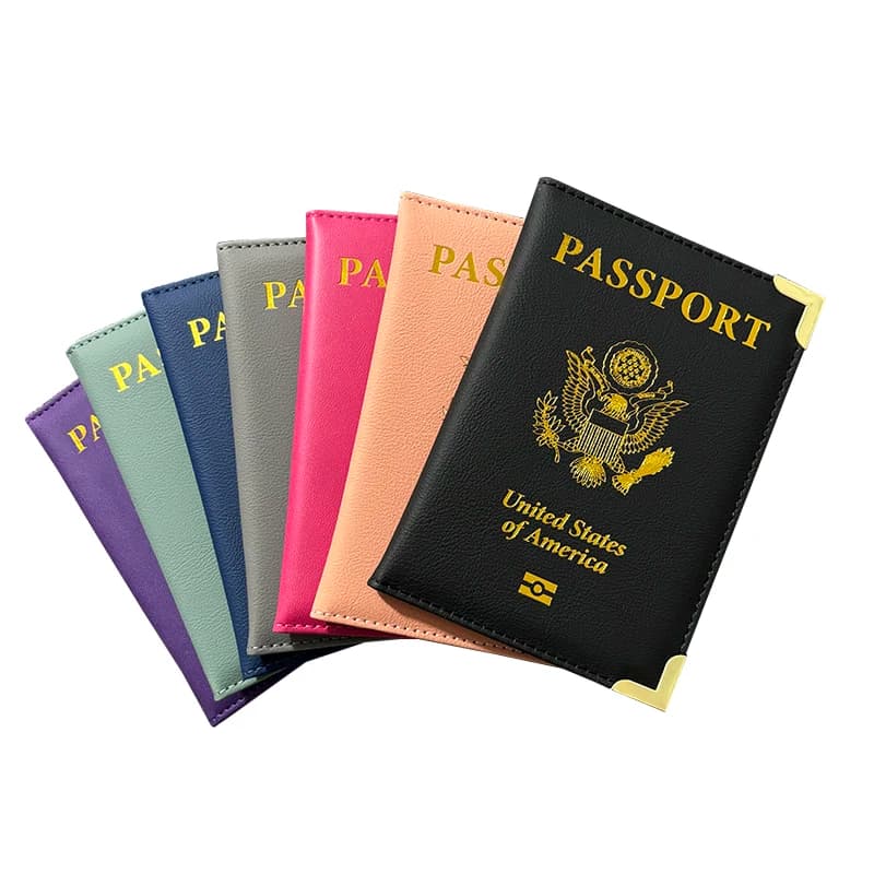 Custodia per passaporto USA portafoglio da viaggio porta passaporto rosa da donna custodia per passaporto da viaggio firmata Pasaporte