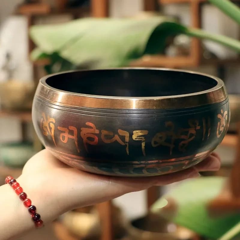 Nepal Singing Bowl Healing Yoga Meditation Portbale Tibetan Singing Bowls Sound Therapy Musical Percussion Instruments