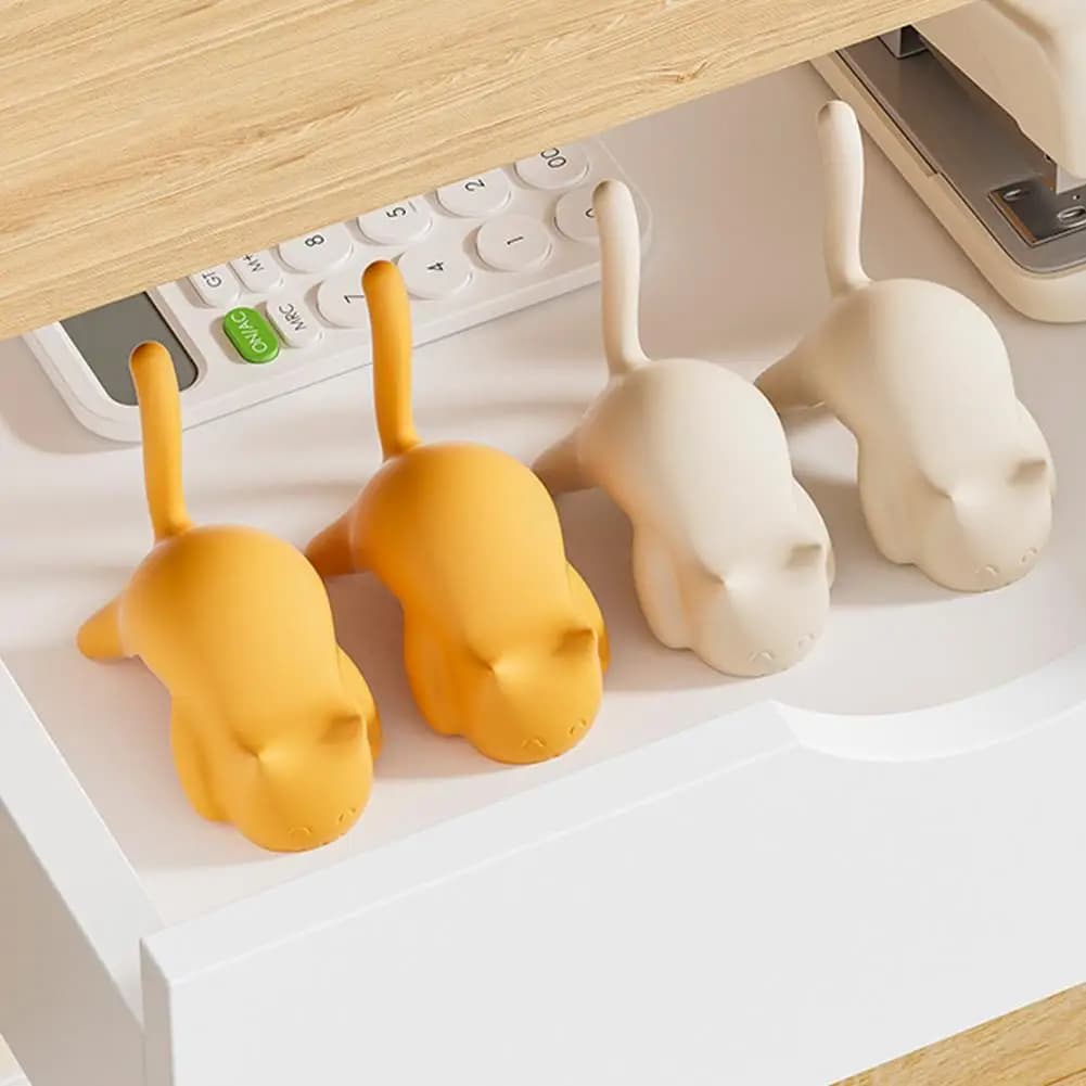 1/3 pieces cat hook organizer table hook for storing cute cat shape hook for table bag hook for bag sticker keychain