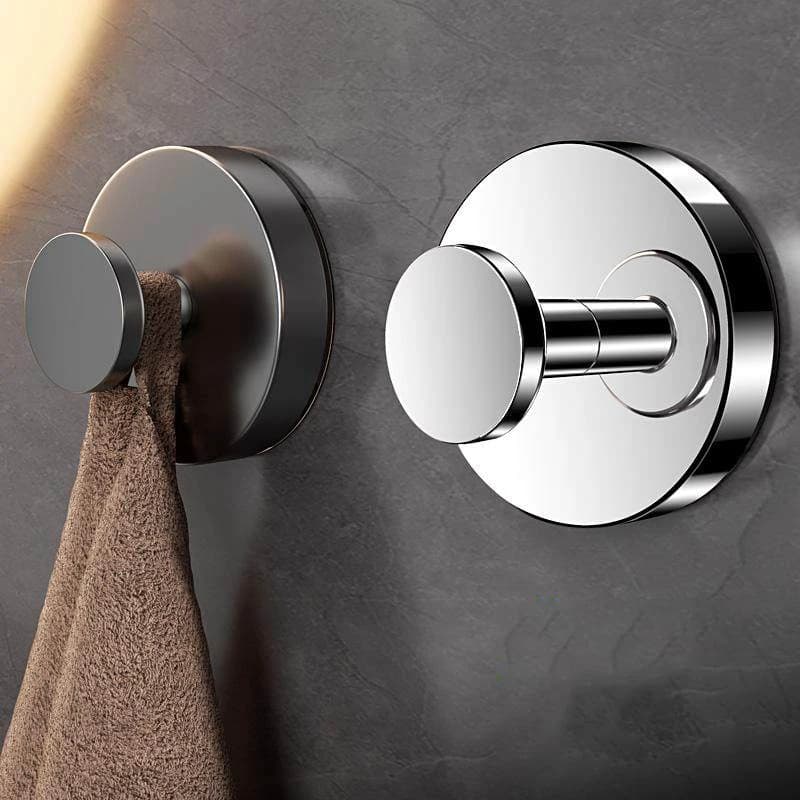 Gancio a ventosa rotante in acciaio inossidabile 304 senza fori per cucina, bagno e appendiabiti da bagno