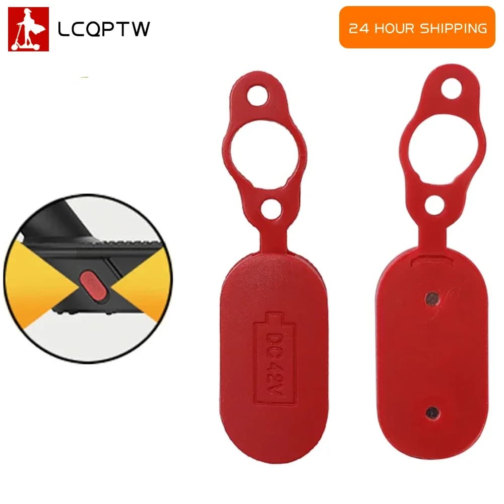 Custodia con tappo antipolvere impermeabile per porta di ricarica batteria in gomma magnetica per parte scooter elettrico Xiaomi M365 1S Pro Pro2
