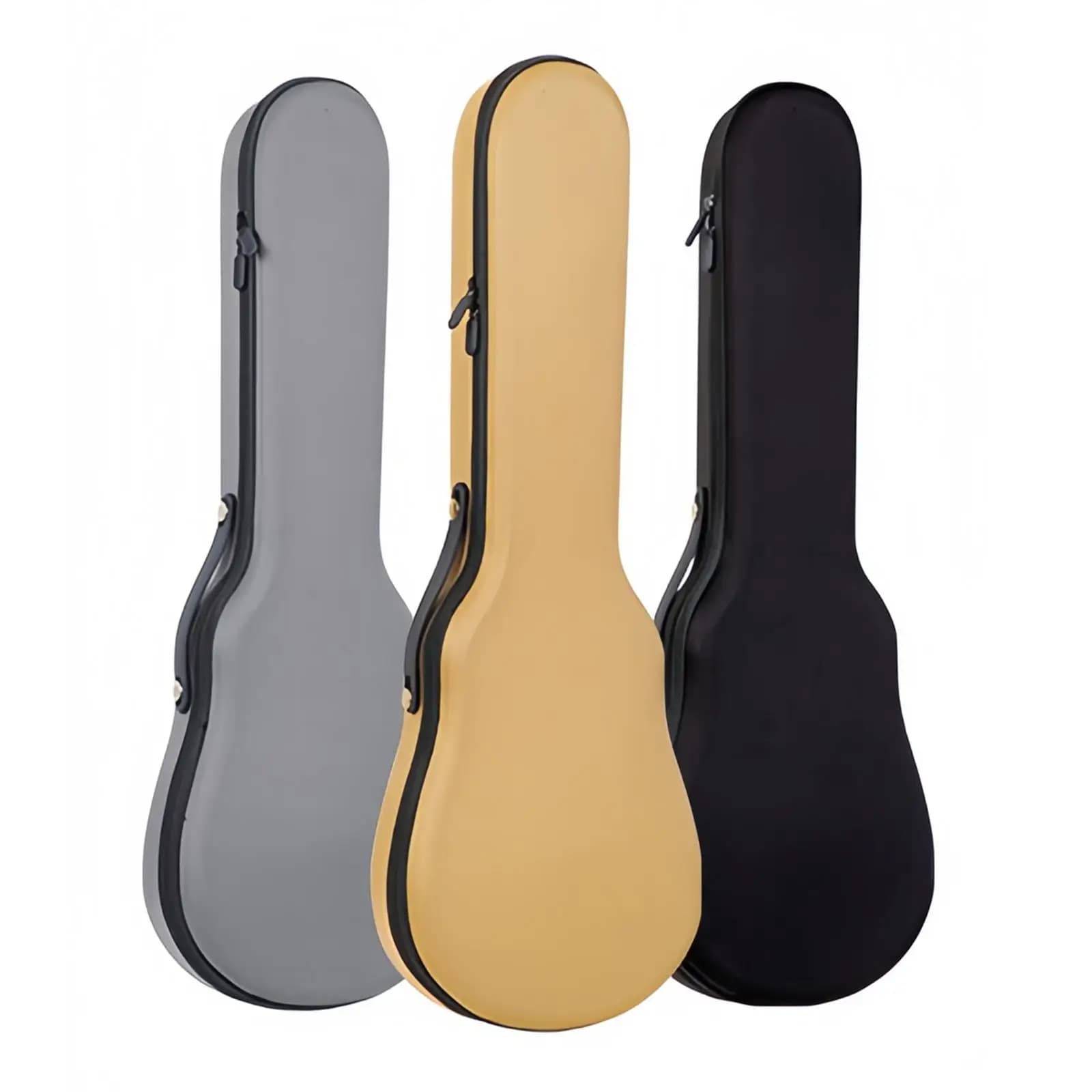 Custodia per Ukulele da 23 Pollici in EVA Impermeabile, Borsa Rigida per Strumenti con Tracolla per Ukulele Portatile