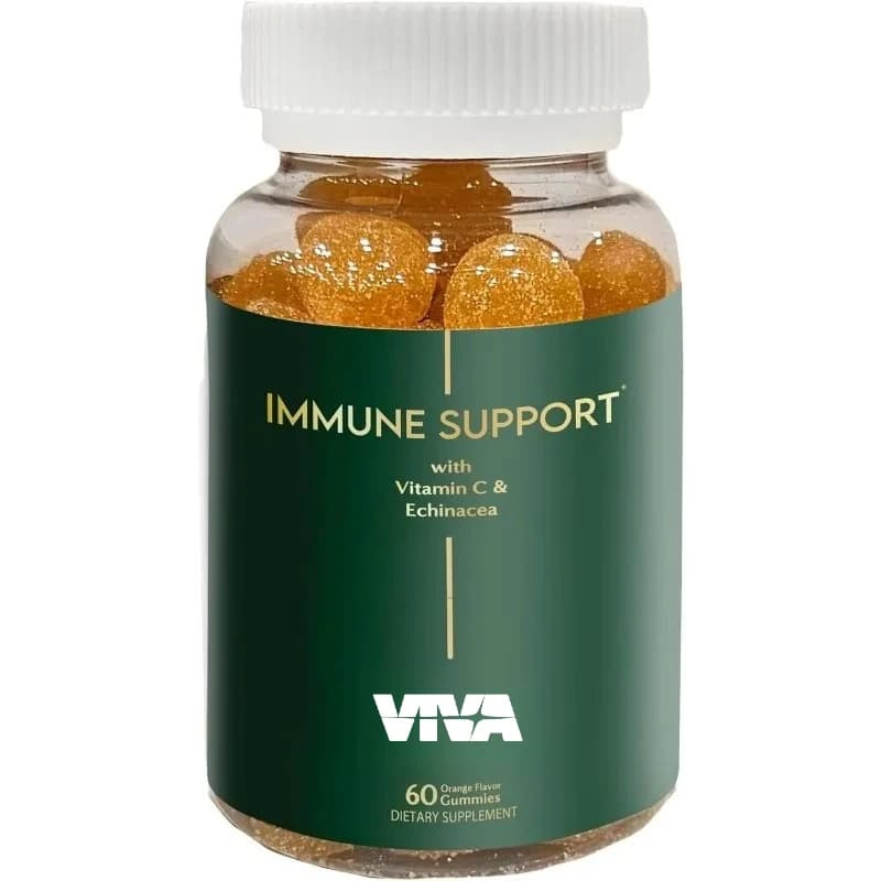 Caramelle gommose di echinacea al zinco e vitamina C - Supporto del sistema sanitario - Integratori naturali senza glutine per bambini e adulti