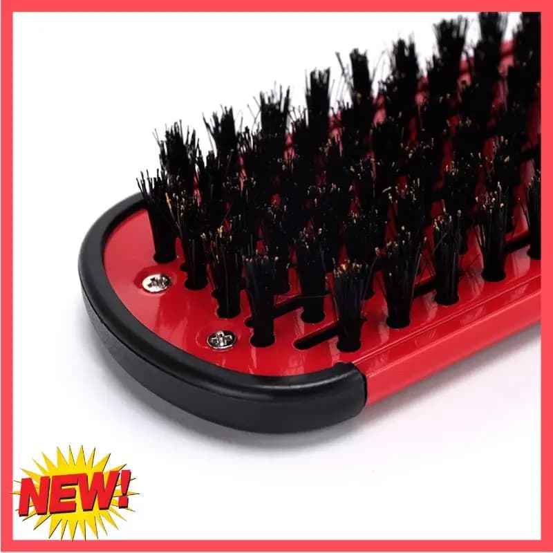 B17C Seal of boar Double-sided brush Pettine clamp Anti-static hair plate Hair comb for hair stick