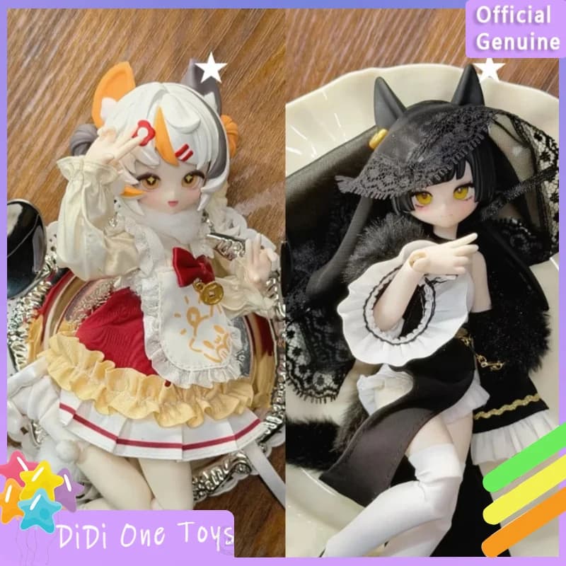 Genuine Meow Dimension 1/8 BJD Blind Box Articulated Doll Desktop Ornament Trendy Toy Gift Collectible