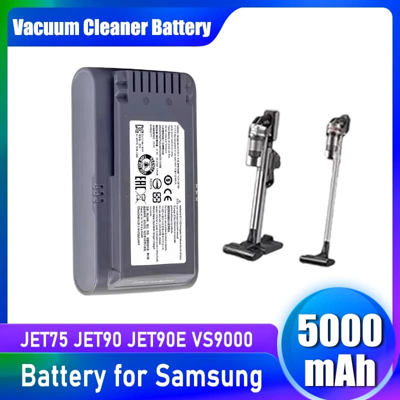 For Samsung VCA-SBT90 Jet90 Jet75 wireless handheld vacuum cleaner battery replacement 21.6V lithium battery