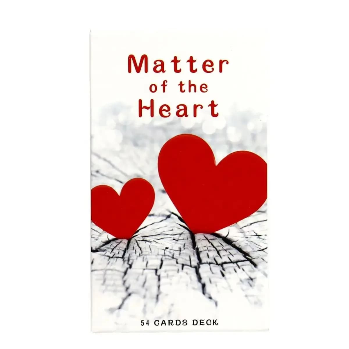 Matter Of The Heart Oracle Cards A 54 carte Mazzo Versione inglese del regno Gioco di carte Divinazione, Regalo di San Valentino