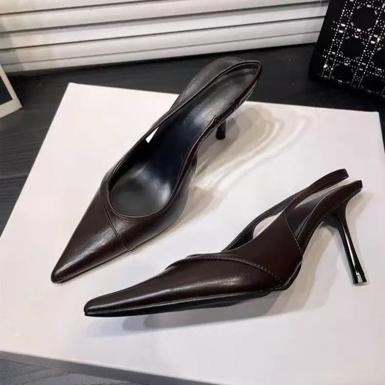 Nuovi Sandali Estivi 2026 con Tacco a Spillo alla Francese, in Pelle Verniciata, Eleganti Scarpe da Sposa e da Ufficio per Donna.
