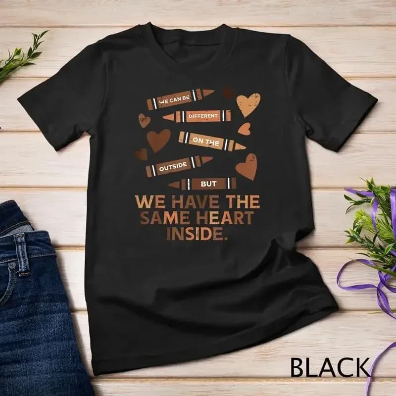 Same Heart Black History Month African American Women Kids Unisex T shirt