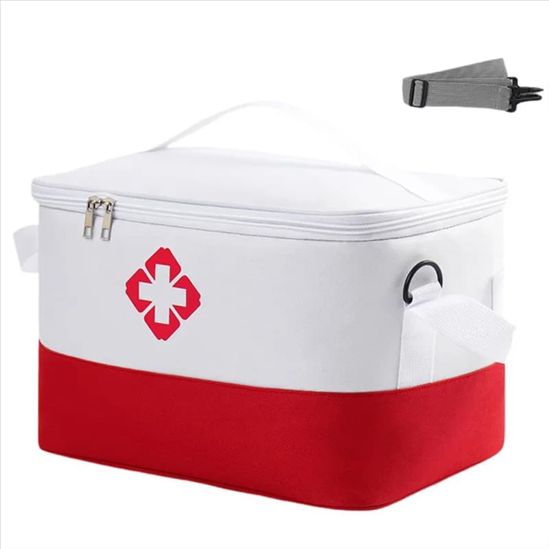 ABQR Empty Kit Travel Medicine Supplies Organizer Bag For Home, Camping, Traveling, Car