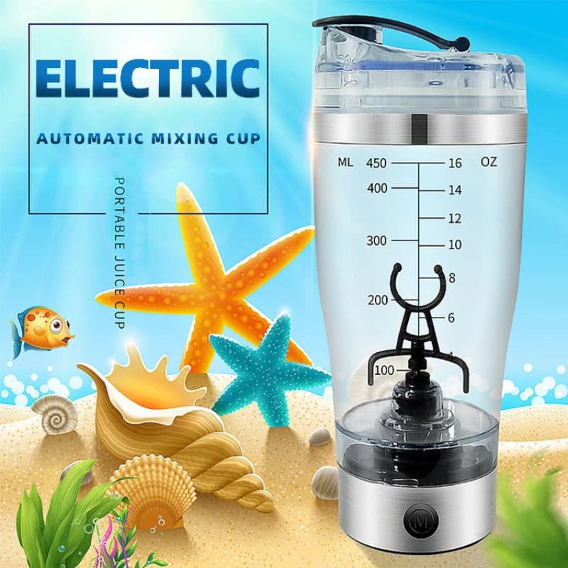 USB Rechargeable Cup Electric Mixing Portable Protein Powder Shaker Bottle Mixer Shaker Bottle Protein Shaker Cup Protein