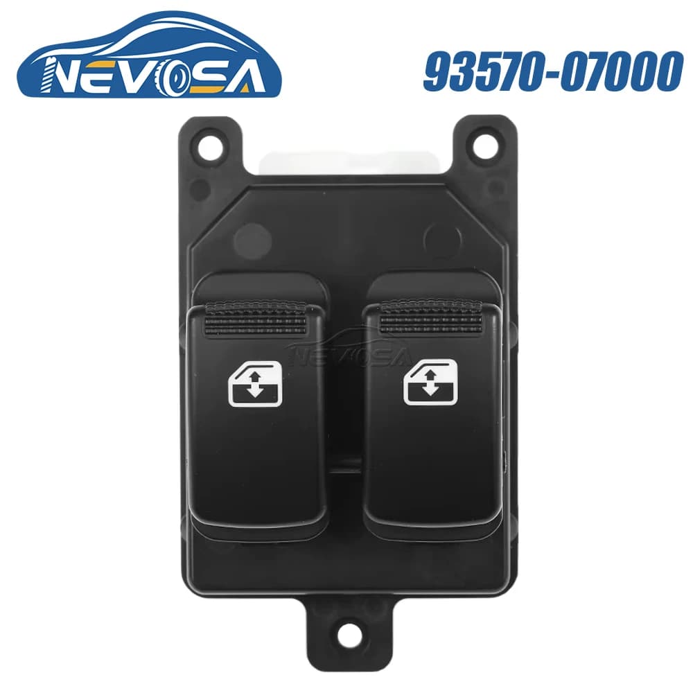 Pulsante interruttore di comando alzacristallo elettrico anteriore sinistro per Kia Picanto 2004 2005 2006 2007 93570-4F001 935704F001 93570-4E001 93570-07000