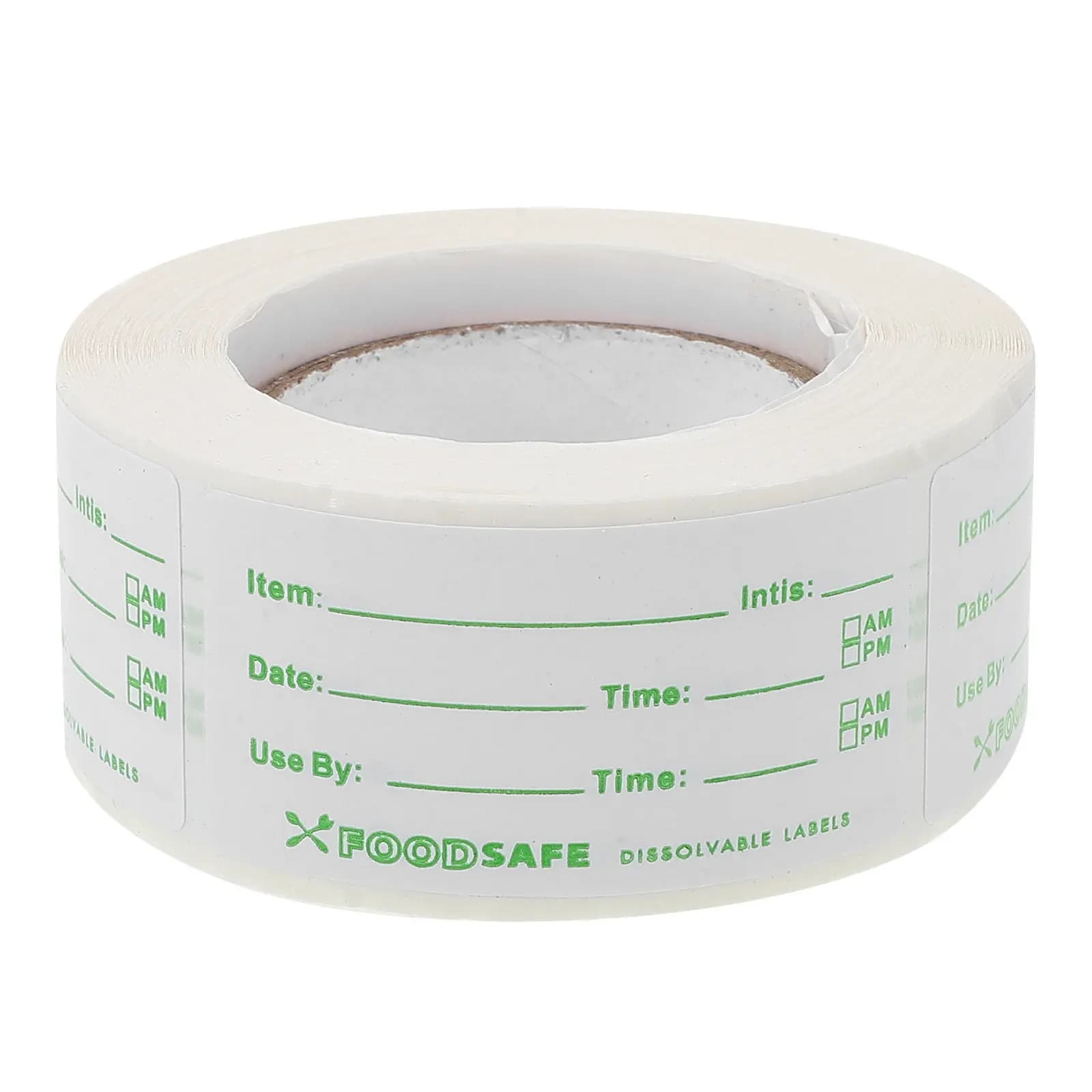 1 Roll Small Date Stickers Expiration Labels for Fridge Food Containers Self-Adhesive Tear-Off Labels for Food Storage Freezer