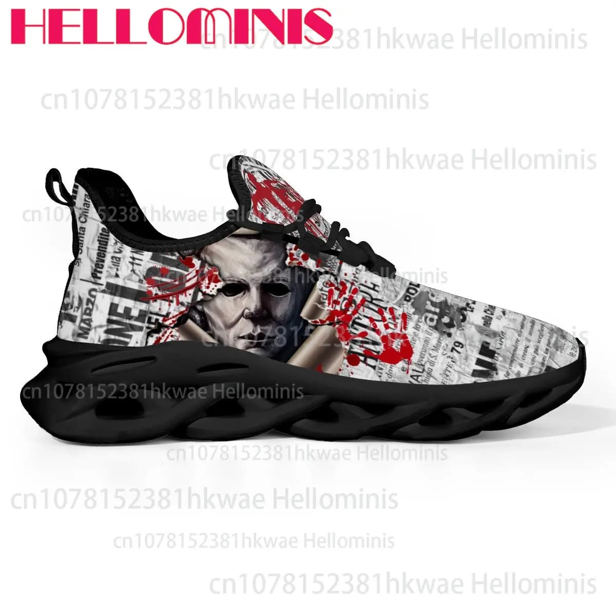 Halloween Michael Myers Adult Youth Student Wear-resistant Lightweight Durable Hiking Boot Low Top Trendy Casual Sneakers Gift