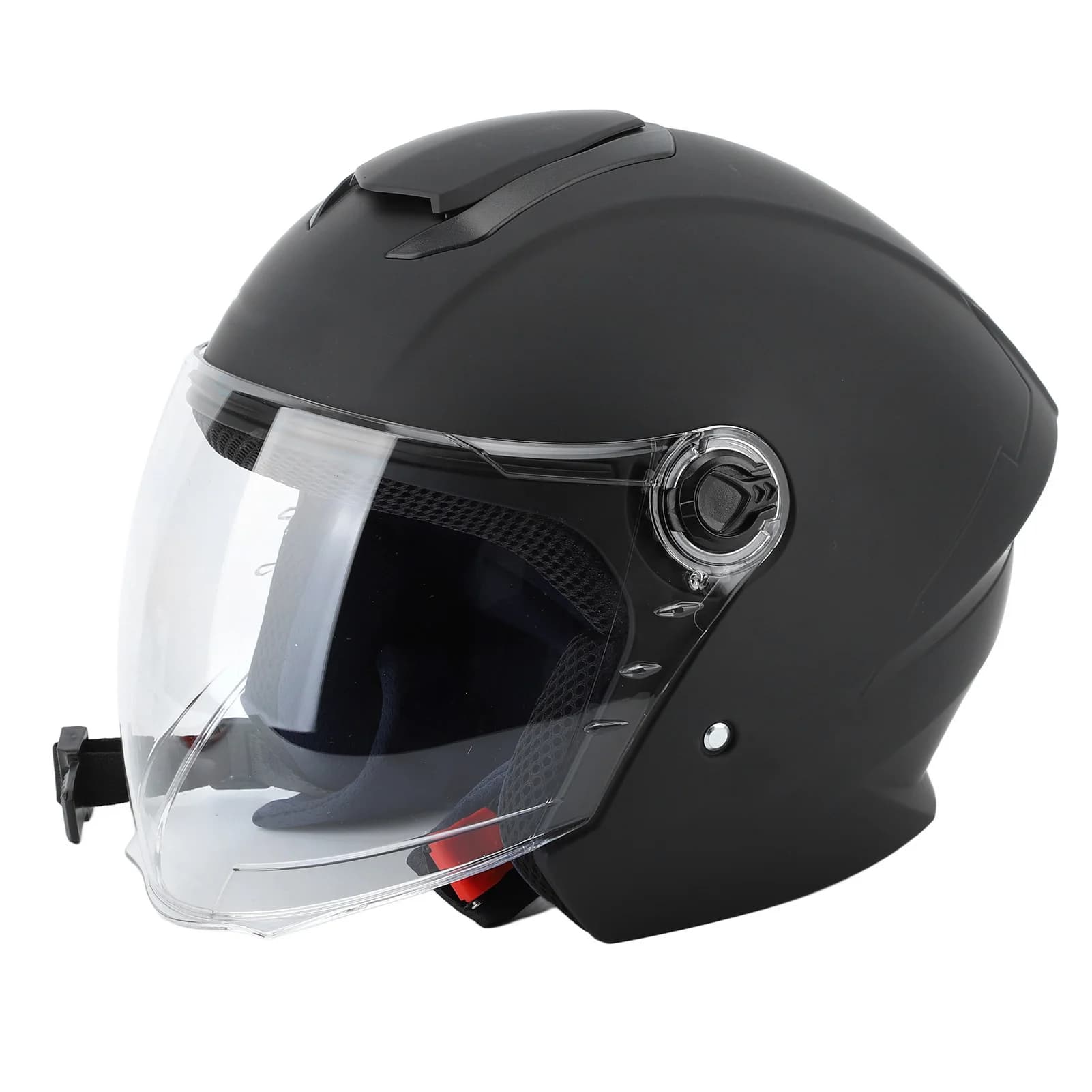 Casco integrale per moto Casco da ciclismo invernale ribaltabile con mantenimento termico nero opaco per scooter ATV UTV Bici da strada