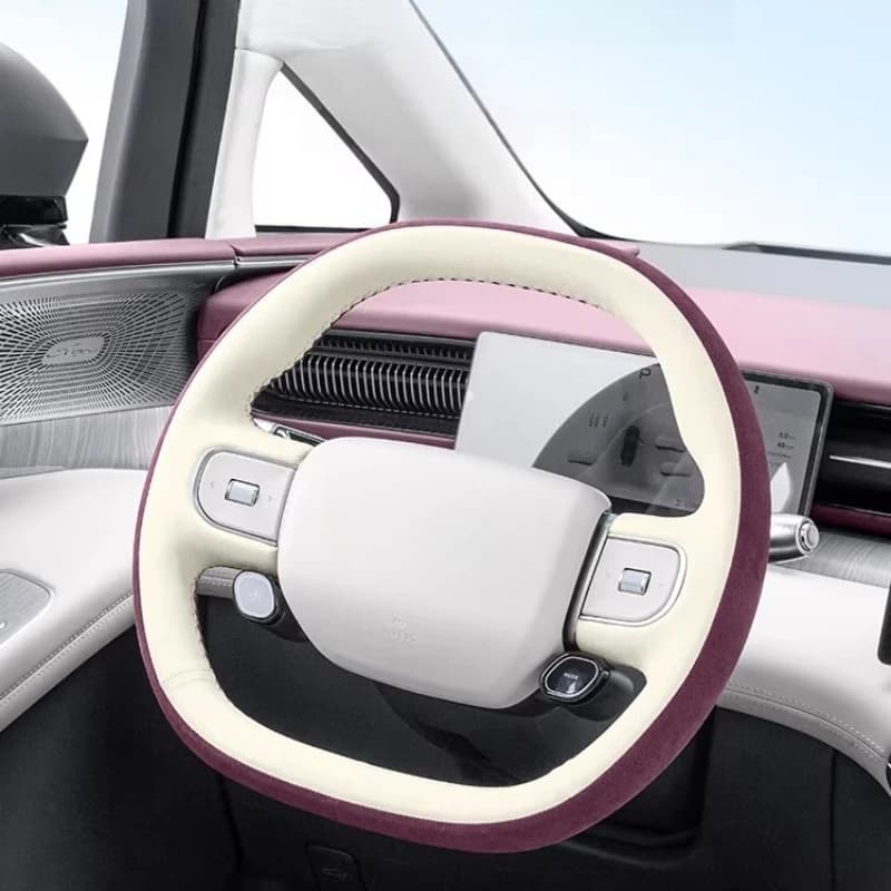 Per XPENG X9 EREV 2026: Coprivolante cucito a mano, Accessori e Strumenti per la Decorazione e Modifica degli Interni Auto