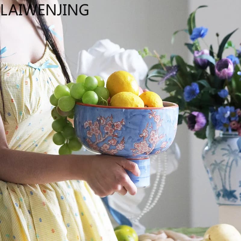 HLZ Piatto di frutta cinese feng shui tavolino da salotto per la casa di fascia alta squisito bacino di frutta secca di alto valore