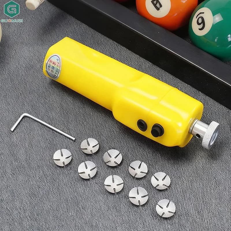 Shaper elettrico per stecca da biliardo Shaper per stecca da biliardo Scuffer Shaper Regolatore portatile per stecca da biliardo e strumento di riparazione per il cambio