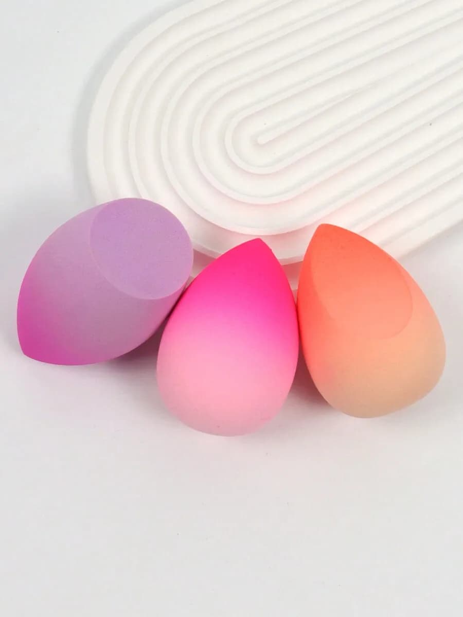 30 spugne morbide per il trucco con gradiente delicato, blender bifunzionali senza lattice per fondotinta liquido, in crema e in polvere, per tutti i tipi di pelle