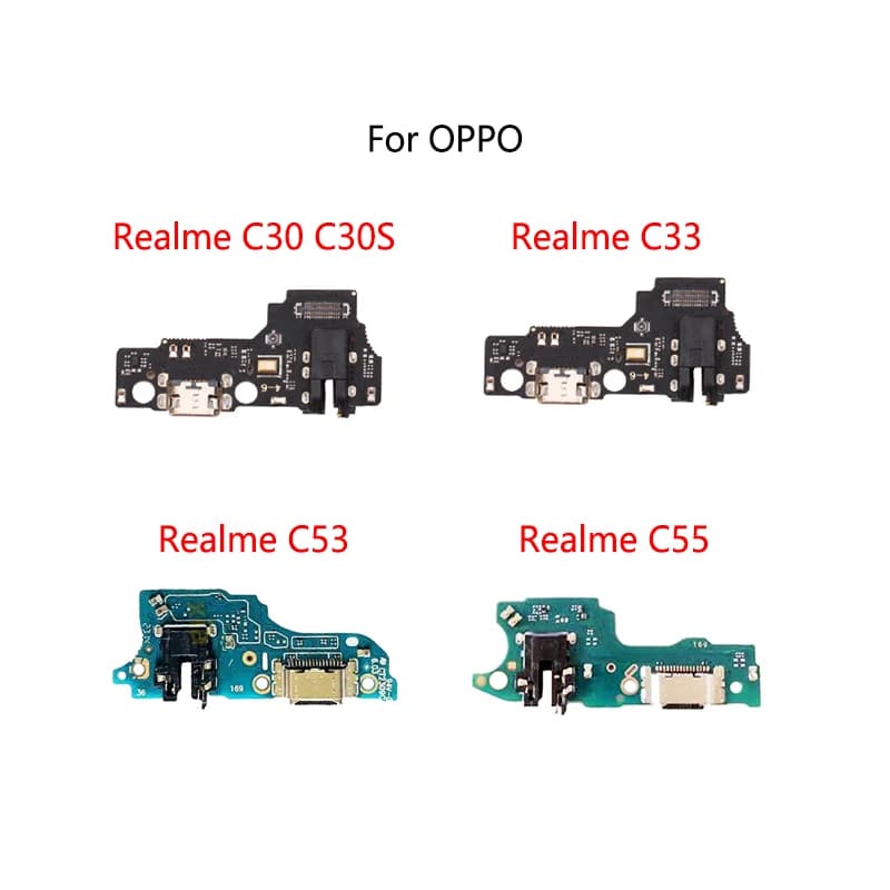 Cavo flessibile per connettore jack presa porta dock di ricarica USB per OPPO Realme C30 C30S C33 C53 C55 modulo scheda di ricarica