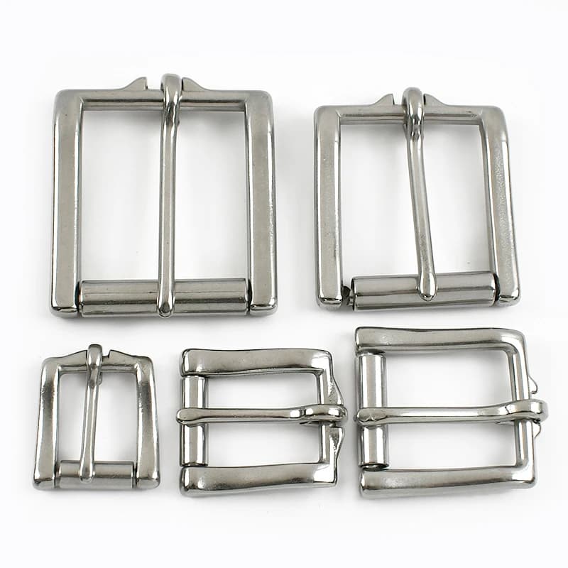1/2/4/5 Pezzi Fibbia per Cintura in Acciaio Inossidabile 17-38mm, Fibbie a Perno in Metallo, Accessori per Regolazione Collare Cane