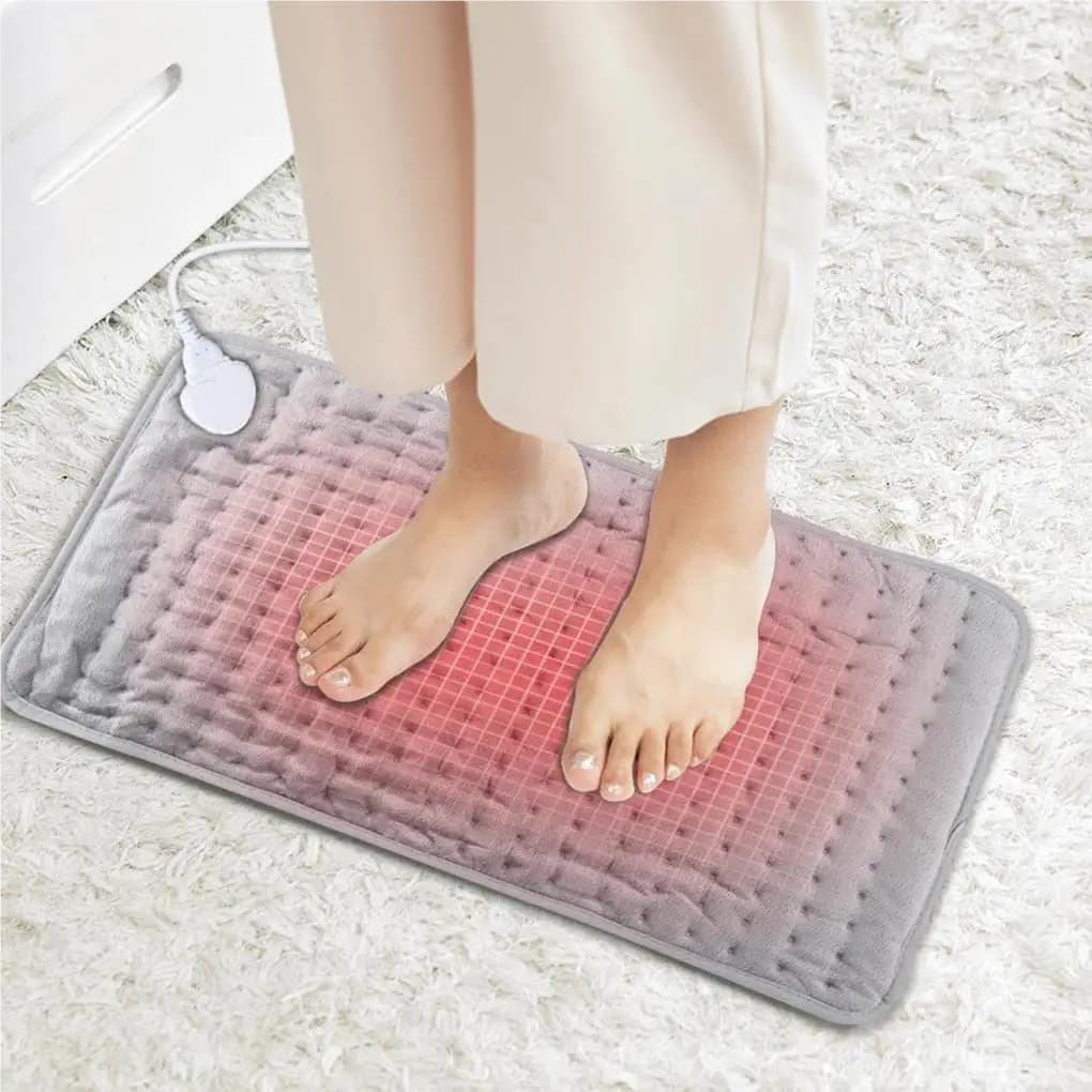 Home Portable Winter 40-60℃ 75W Electric Heating Pad Living Room Bedroom Leg Belly Warming Mat Blanket 60x30cm