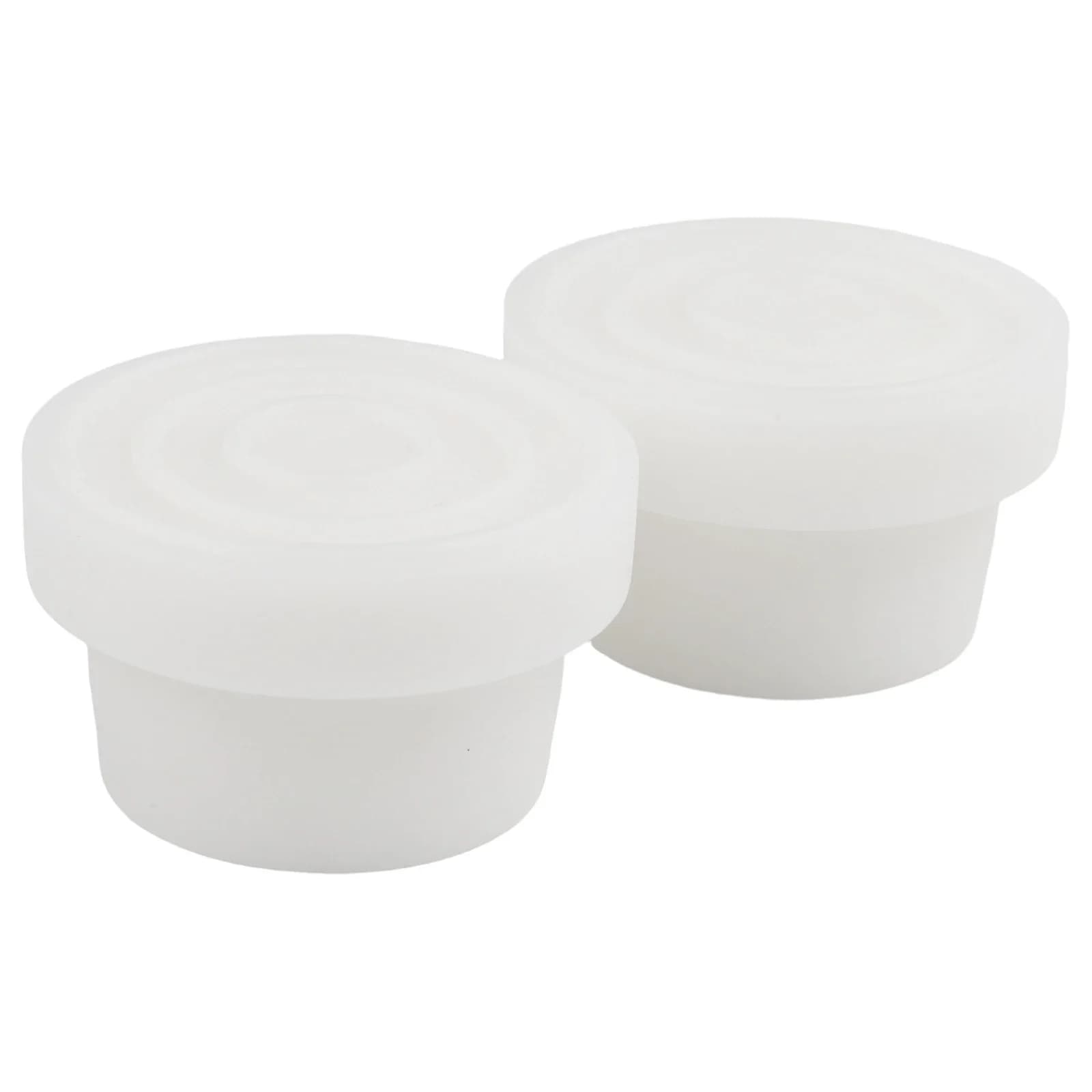 2 Pezzi Tappi in Gomma per Scaletta Piscina - Accessori di Ricambio per Tappi Terminali in Gomma per Scaletta Piscina per Scale Mobili Subacquee