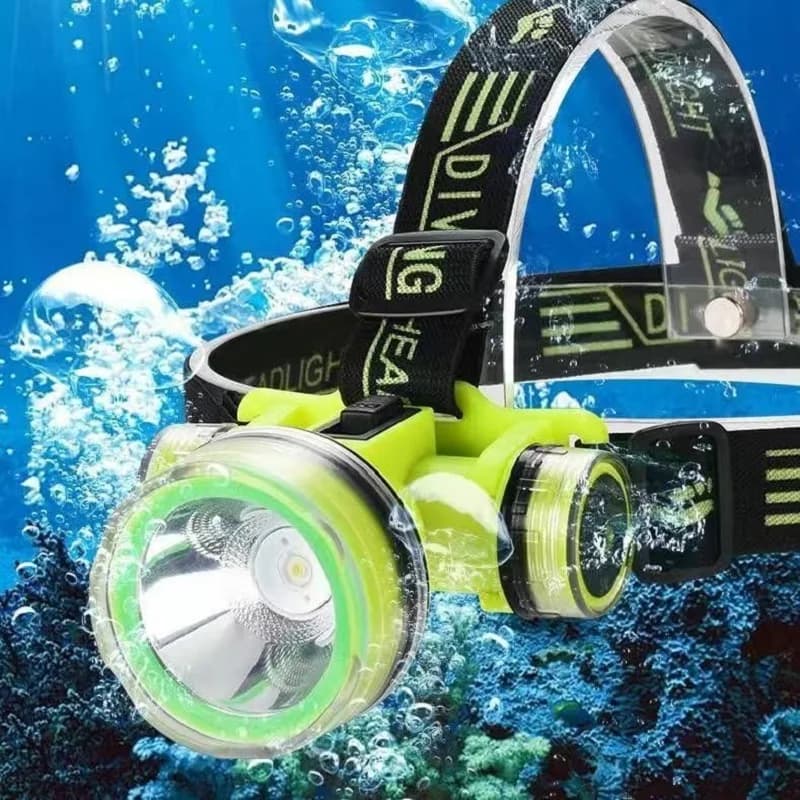 60000LM Super Powerful LED Dive Lamp Type C Rechargeable Flashlight Mounted On Head Professional Dive Lamp For Strong Light
