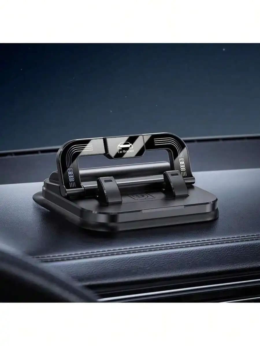 Supporto per telefono da auto 2 in 1 con ventosa antiscivolo regolabile per smartphone, supporto universale per cruscotto GPS