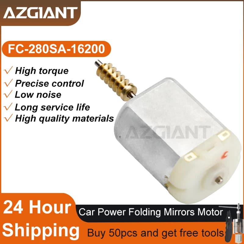 Azgiant Car Side Mirror Folding System Motor DC 12V For VW Scirocco/EOS/Sharan MK2 Seat Leon MK2 Auto Electronic Accessories