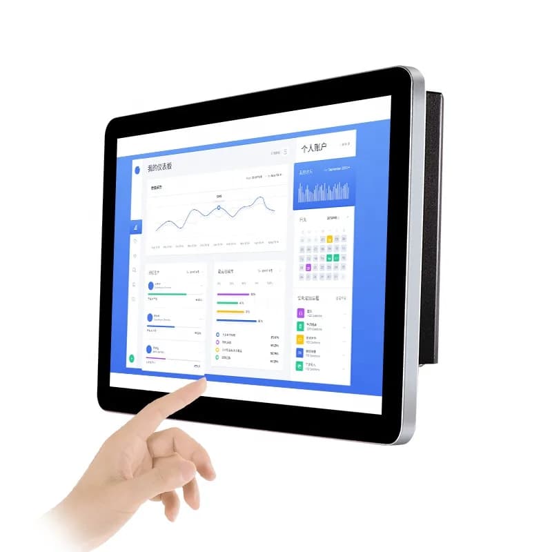 Monitor Touchscreen USB da 10.1" e 11.6 Pollici con Protezione IP65 per Raspberry Pi, Uso Industriale