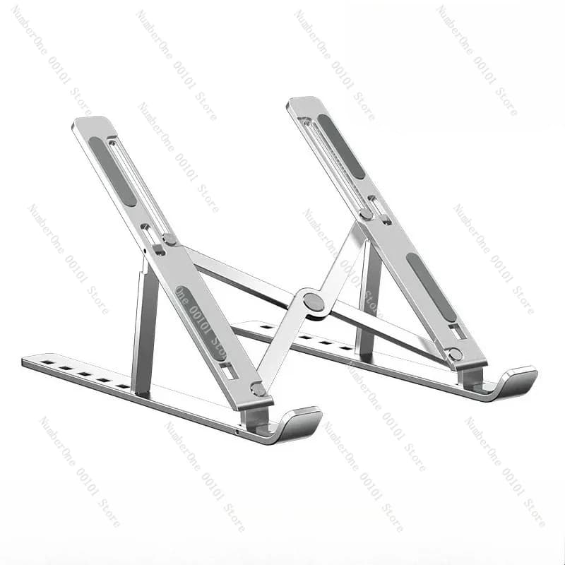 Supporto per laptop pieghevole Staffa per notebook portatile regolabile Base di supporto Supporto in lega di alluminio per accessori per PC portatile MacBook