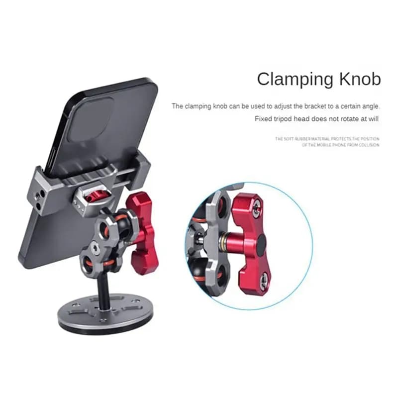 doyou Universal Adjustment Phone Bracket Tile Metal Mobile Phone Car Navigation Bracket Rotating Magnetic Bracket