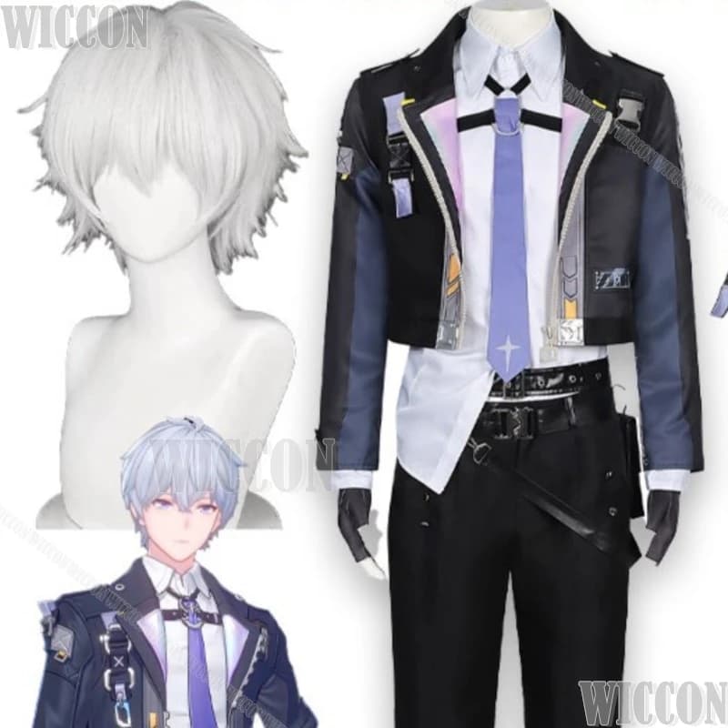 Costume Cosplay Neverness to Everness Esper Zero, Uniforme da Gioco Anime per Uomo, Abito per Halloween, Coppia, Donna, Natale, Carnevale