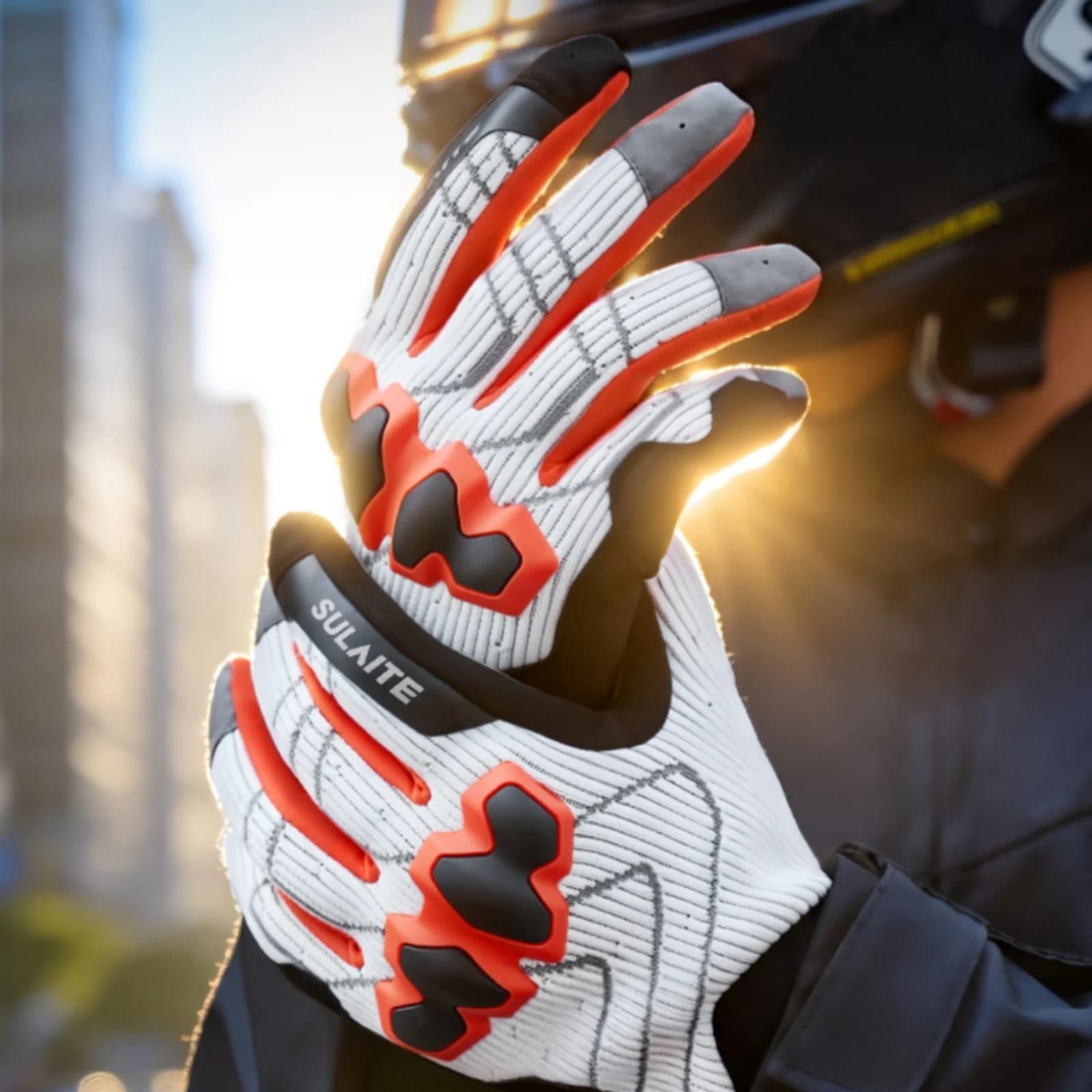 Summer Motorcycle Gloves Breathable Motorcycle Riding Gloves Motorbike Accessories Full Finger for Motorcyclists